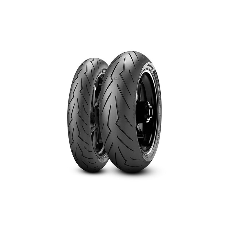 PIRELLI - 120/70 ZR17 TL 58W  PI DIABLO ROSSO 3 (D) F - 1207017 - 